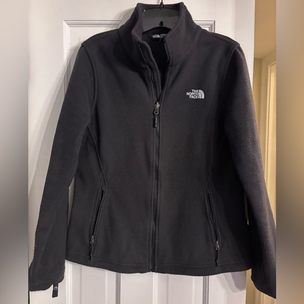 The North Face Black Zip up Fleece Jacket SZ SM  Gorpcore Minimalist